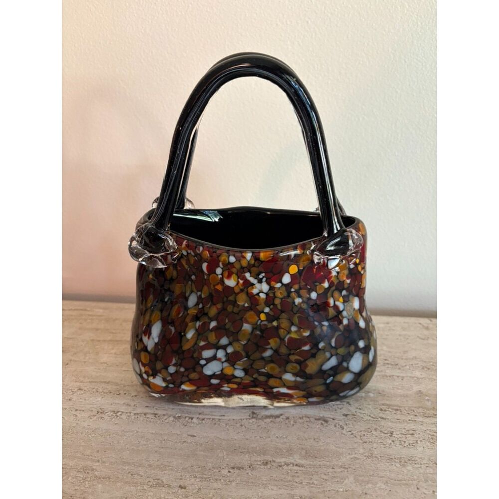 VTG Blown-Glass Handbag